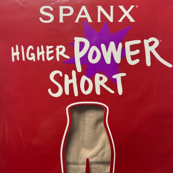 New SPANX Higher Power Short Tummy Control High-Waisted Power Short 2745 Nude L - Picture 2 of 9